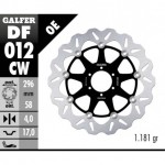 DF012CW - DISCO FRENO FLOTTANTE WAVE (C. ALU.) 296x4mm HONDA NSF 250 R ANTERIORE