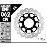 DF062CW - DISCO FRENO FLOTTANTE WAVE COMPLETO (C. ALU.) 296x4,5mm HONDA CB-F HORNET 600 (07) ANTERIORE