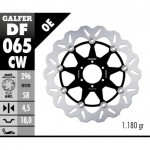 DF065CW - DISCO FRENO FLOTTANTE WAVE COMPLETO (C. ALU.) 296x5mm HONDA VTR 250 (98) ANTERIORE