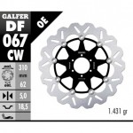 DF067CW - DISCO FRENO FLOTTANTE WAVE COMPLETO (C. ALU.) 310x5mm HONDA CB 1100X ANTERIORE