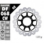 DF068CW - DISCO FRENO FLOTTANTE WAVE COMPLETO (C. ALU.) 320x5mm HONDA CBR 1000 RR 06-07 ANTERIORE