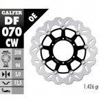 DF070CW - DISCO FRENO FLOTTANTE WAVE COMPLETO (C. ALU.) 310x5mm HONDA CBR 600 RR (03)ANTERIORE