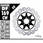 DF169CW - DISCO FRENO FLOTTANTE WAVE COMPLETO (C. ALU.) 310x5mm KAWASAKI ZZR 250/400/1100 ANTERIORE