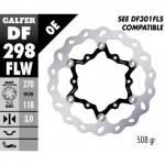 DF298FLW - DISCO FRENO FLOTTANTE WAVE (C. STEEL) 270x3mm YAMAHA YZ F 2016- ANTERIORE