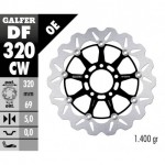 DF320CW - DISCO FRENO FLOTTANTE WAVE COMPLETO (C. ALU.) 320x5mm SUZUKI GSX 600/750 R ANTERIORE