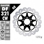 DF321CW - DISCO FRENO FLOTTANTE WAVE COMPLETO (C. ALU.) 300x5mm SUZUKI RGV 250 ANTERIORE