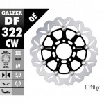 DF322CW - DISCO FRENO FLOTTANTE WAVE COMPLETO (C. ALU.) 300x5mm SUZUKI GSXR 1000 (03) ANTERIORE