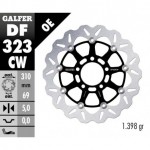 DF323CW - DISCO FRENO FLOTTANTE WAVE COMPLETO (C. ALU.) 310x5mm SUZUKI SV 1000 S (03) ANTERIORE