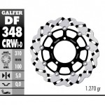 DF348CRWI - DISCO FRENO FLOTTANTE WAVE SCANALATO SINISTRA (C. ALU.) 310x5mm SUZUKI GSXE 1000 (05) ANTERIORE