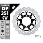 DF351CW - DISCO FRENO FLOTTANTE WAVE COMPLETO (C. ALU.) 310x5mm SUZUKI GSR 600 (06) ANTERIORE