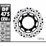 DF475CRWI - DISCO FRENO FLOTTANTE WAVE SCANALATO SINISTRA (C. ALU.) 320x5mm YAMAHA R1 (04) ANTERIORE