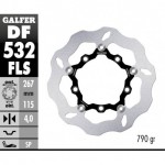 DF532FLS - DISCO FRENO FLOTTANTE WAVE MAGGIORATO (C. STEEL) 267x4mm YAMAHA EXCITER 150 ANTERIORE