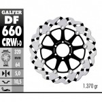 DF660CRWI - DISCO FRENO FLOTTANTE WAVE SCANALATO SINISTRA (C. ALU.) 320x5mm DUCATI 851-888 ANTERIORE