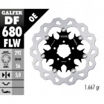 DF680FLW - DISCO FRENO FLOTTANTE WAVE (C. STEEL) 292x5mm HARLEY DAVIDSON ANTERIORE