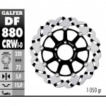 DF880CRWI - DISCO FRENO FLOTTANTE WAVE SCANALATO SINISTRA (C. ALU.) 320x5mm DUCATI 999 R ANTERIORE