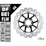 DF881FLW - DISCO FRENO FLOTTANTE WAVE (C. STEEL) 320x4,5mm BENELLI TRE-K LIGHT ANTERIORE