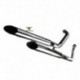 2212 - FULL SYSTEM EXHAUST SILVERTAIL K02 CHROMED STEEL APPROVED