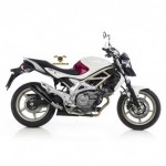 8207B - EXHAUST SLIP-ON LEOVINCE GP STYLE BLACK EDITION STAINLESS STEEL APPROVED