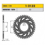 1-2132-53 - Corona in Acciaio Sunstar passo 428 con 53 denti