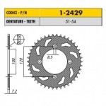 1-2429-51 - Corona in Acciaio Sunstar passo 428 con 51 denti