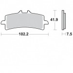 P1R930 - PASTIGLIE SUPER SINTERIZZATE RACING ANTERIORE DESTRO P1R