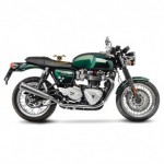 15005 - EXHAUSTS SLIP-ON LEOVINCE CLASSIC RACER STAINLESS STEEL APPROVED