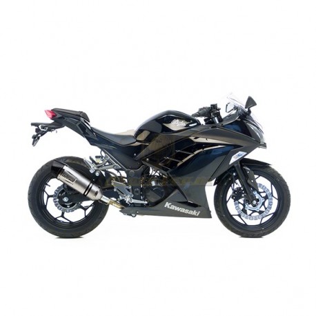 8740E - EXHAUST SLIP-ON LEOVINCE LV ONE EVO STAINLESS STEEL APPROVED