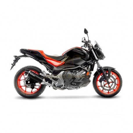 14042 - EXHAUST SLIP-ON LEOVINCE NERO STAINLESS STEEL APPROVED