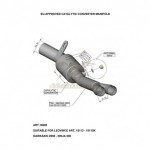 16005 - LEOVINCE EXHAUST MANIFOLD CATALYTIC CONVERTER STAINLESS STEEL APPROVED