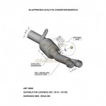 16005 - LEOVINCE COLECTOR DE ESCAPE CON CATALIZADOR ACERO INOXIDABLE HOMOLOGADO