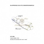 16008 - LEOVINCE COLLECTEURS CATALYSE ACIER INOXYDABLE HOMOLOGUE