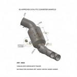 16020 - LEOVINCE COLLECTEURS CATALYSE ACIER INOXYDABLE HOMOLOGUE