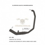 16021 - LEOVINCE EXHAUST MANIFOLD CATALYTIC CONVERTER STAINLESS STEEL APPROVED