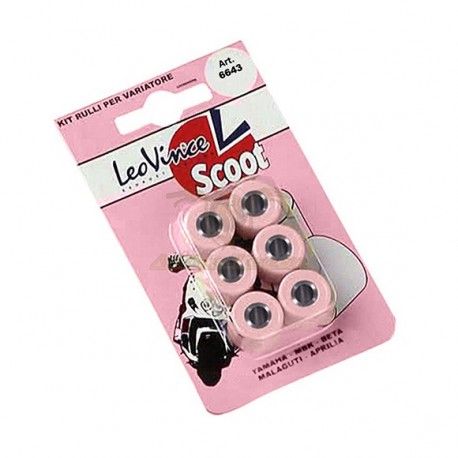 6643P85 - KIT 6 RULLI PER VARIATORE CENTRIFUGO MAXI SCOOTER 19x17 mm GR. 8.5